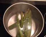 A picture of step 2 of Sirloin Steak, Sweet Peppers & Asparagus Tips.