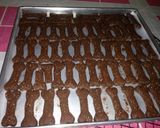 Foto langkah ke 6 dari resep Double chocolate Almond cookies.