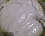 Foto langkah ke 4 dari resep Bolu kukus marmer pandan coklat.