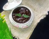 A picture of step 7 of Imli ki chutney.