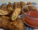 Foto langkah ke 5 dari resep Lumpia Kulit Tahu (Udang dan Ayam).