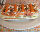 Foto del paso 13 de la receta: Pastel frío de salmón ahumado y surimi