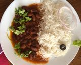 A picture of step 3 of Rajma chawal.