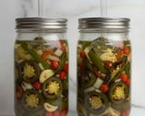 A picture of step 2 of Homemade Fermented Louisiana-Style Hot Sauce.
