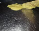 A picture of step 4 of Gujarati khandvi.