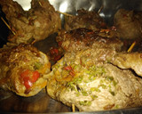 Foto del paso 6 de la receta: Carne rellena con papas batatas y calabaza al horno