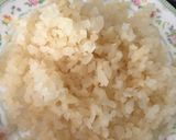Gambar langkah 5 resipi Kuih Talam Kentang Berlauk Udang Kering.