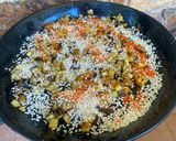 Foto del paso 5 de la receta: Paella de berenjena y salchichas (carne)