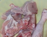 A picture of step 1 of Chicken stew🍲.