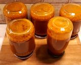 Zöldfűszeres sült paradicsomszósz télire recept fázis 5 fotója
