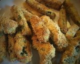 A picture of step 8 of Simplydelicious Parmesan Zucchini baked.