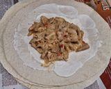 Csirkemelles- tejfölös tortilla 🌯🌮🌯 recept fázis 5 fotója
