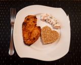 Borsos mustáros sült csirkemell recept fázis 3 fotója