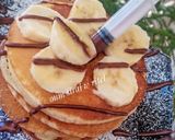 صورة لخطوة 2 من وصفة بان كيك بالموز والشوكولاتة ❤