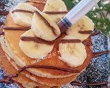 صورة لخطوة 2 من وصفة بان كيك بالموز والشوكولاتة ❤