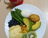 油煎馬鈴薯玉米粒生菜沙拉的食譜步驟3照片