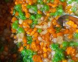 A picture of step 14 of Sweet Boondi In Leftover Chashni With Lauki Halwa Bowl.