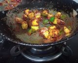 A picture of step 7 of Dry Chilli Paneer.