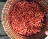 A picture of step 3 of Jhat pat muttka gajer ka halwa.