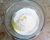 A picture of step 2 of Dough for pizza/bun.