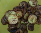 A picture of step 1 of Fresh plaintain and egg frittata.