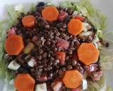 Foto del paso 11 de la receta: Ensalada de lentejas con vinagreta de tahin