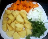 Hình bước làm 2 của món Bò Nấu Đậu