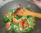 Foto langkah ke 3 dari resep Oseng peda Cabai ijo dan pete.