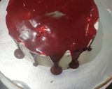 A picture of step 9 of Red velvet cake with cheese frosting.