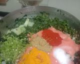 A picture of step 3 of Aloo meethi.