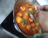 A picture of step 7 of Lasaniya Bataka and Bhungda.
