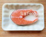 香煎椒鹽鮭魚的食譜步驟2照片