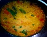 A picture of step 4 of Masoor Dal with Tomato and Curry Leaf Tadka.
