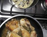 Foto del paso 2 de la receta: Pollo al champiñón 🍄♡