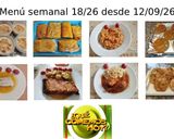 Foto del paso 1 de la receta: Menú semanal 18/26 desde 12/09/26 con 8 recetas