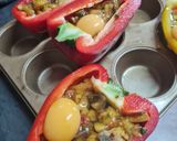 A picture of step 7 of Stuffed Peppers.