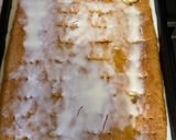 A picture of step 4 of Rasmalai Tres Leches cake.