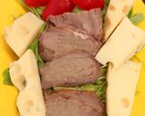 Foto del paso 2 de la receta: Ensalada de Rúcula, Queso y Carne