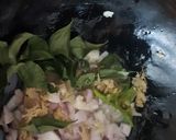 A picture of step 1 of Meen vattichatu.