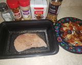 A picture of step 2 of Tuscan Chicken & Shrimp pasta.