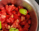 A picture of step 1 of Tomato sabji.