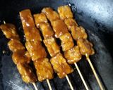 Foto langkah ke 6 dari resep Sate Tempe Saus Kacang.