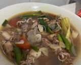 Foto langkah ke 8 dari resep Sayur cumi hitam.