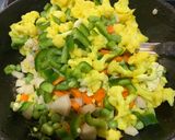 A picture of step 1 of Veg pepper masala.