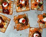 A picture of step 4 of Cheese Crackers Canapés.