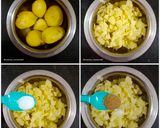 A picture of step 6 of Sev Puri.