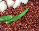 A picture of step 3 of Whole Ragi Masala Appe.