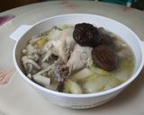 菇菇雞湯的食譜步驟3照片