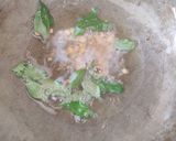 A picture of step 11 of Kobbari pachhadi.