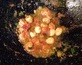 Foto langkah ke 3 dari resep Udang Telur Puyuh Balado.